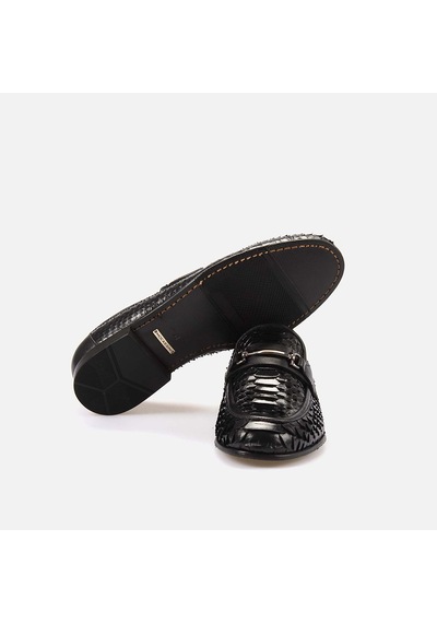 Mocassini Tokalı Erkek Loafer 56110 Siyah