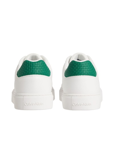 Erkek Classic Cup Laceup Lth Bt Woven Ayakkabı Ym0ym0144705o Beyaz