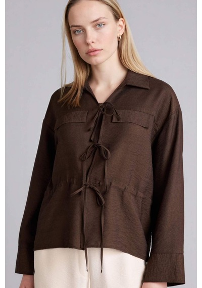 Defacto Regular Fıt Uzun Kollu Gömlek G8263ax26spbn539 Kahve-bn539 Defacto Regular Fıt Uzun Kollu Gömlek G8263ax26spbn539 Kahve-bn539