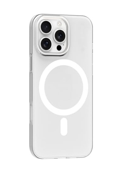 İphone 16 Pro Max İle Uyumlu Kılıf M-safe Şarj Özellikli Ultra İnce Sert Pc Blank Kapak Şeffaf Diğer