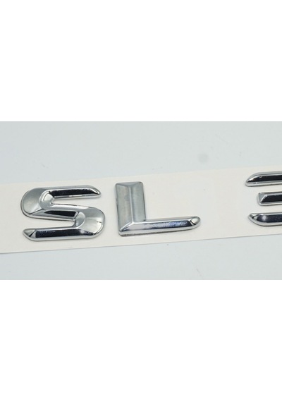 SL 350 Bagaj Krom Metal 3M 3D Yazı Logo