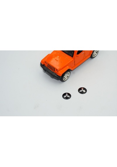 Mitsubishi Oto Anahtar 3M Metal Alaşım Logo 2Li Set