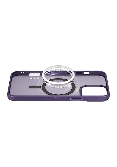 Fitcase Apple Uyumlu iPhone 14 Pro Max Magsafe Özellikli Mor Seri Kapak