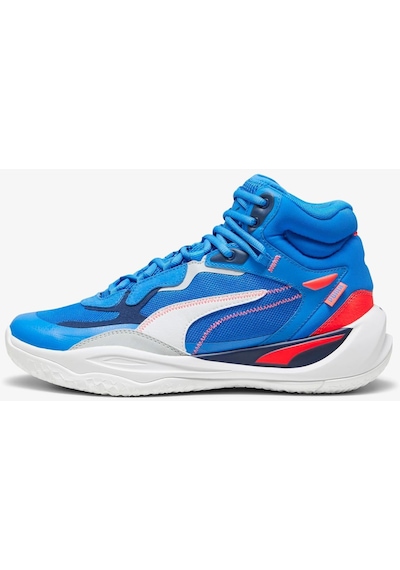 Puma Playmaker Pro Mid Erkek Basketbol Ayakkabı 37790208-saks Saks
