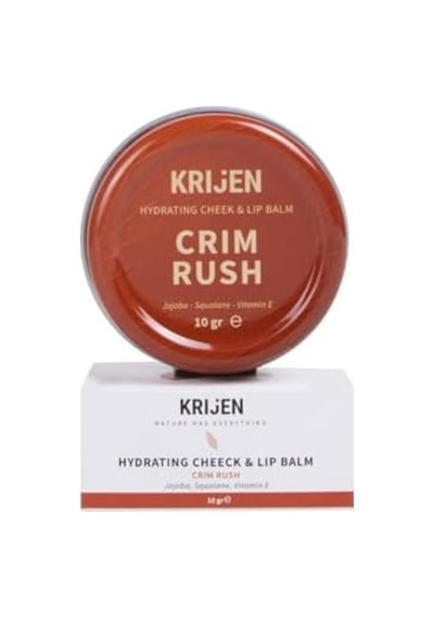 Crım Rush Kırmızı Renkli Dudak & Yanak Balmı Bitkisel Krem Allık&ruj&far