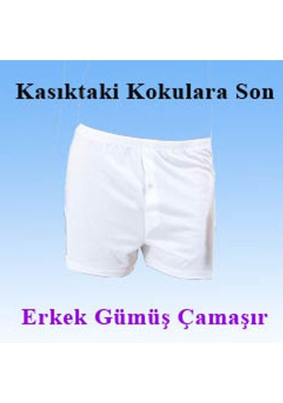 2 Adet-Doliche Patentli Erkek Pamuklu Gümüş Teknolojili Boxer