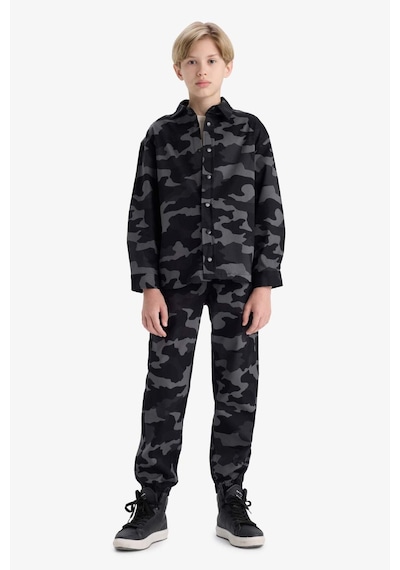 Defacto Erkek Çocuk Jogger Fit Kamuflaj Desenli Gabardin Pantolon F1175a825augr164 Gri Defacto Erkek Çocuk Jogger Fit Kamuflaj Desenli Gabardin Pantolon F1175a825augr164 Gri