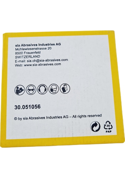 Sia 1550 Siapower Zımpara 150 Mm 320 Kum Ahşap İşlerinizde Mükemmel Sonuçlar 25 Adet