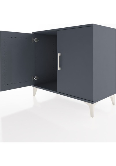 Hyperion Şifonyer 2 Kapaklı 88x44x80 Antrasit-antrasit Antrasit