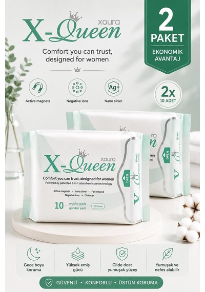 Xaura Global X-queen Gündüz Pedi 10'lu 2 Adet