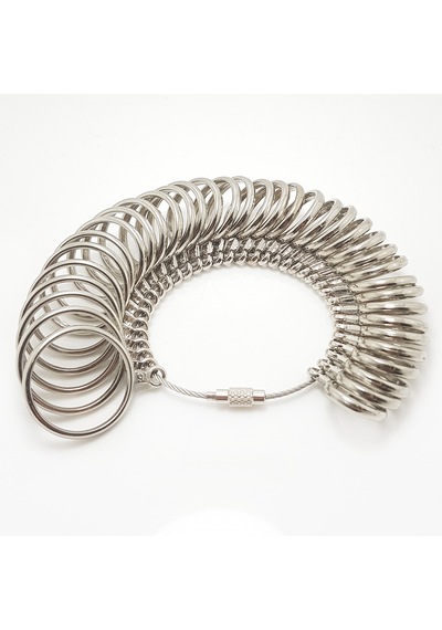 EU Size Metal Yüzük Ölçüsü Öğrenme Hesaplama Aparatı cin322 Metal