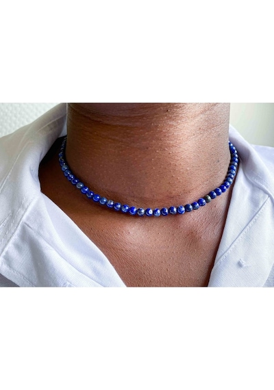 Lapis Lazuli Taşı Doğaltaş Kolye 4 Mm Yeşil