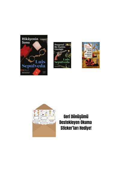 Hikâyenin Sonu + Duygusal Bir Katilin Günlüğü + Yavaşlığın Önemini Anlayan Salyangozun Hikayesi + Okuma Sticker'ları