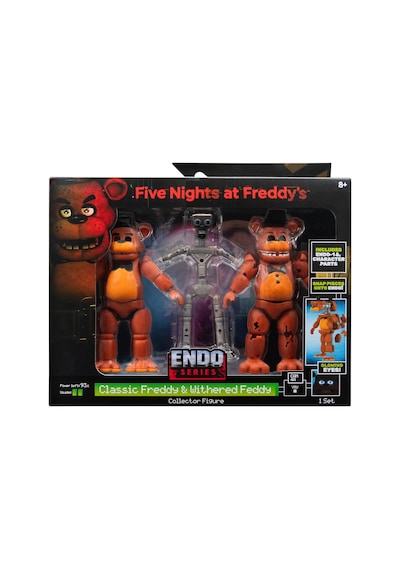 Five Nights At Freddy S Endo-1 Classic Freddy Withered Freddy Jazwares Koleksiyon Figür Seti Oyuncak Funko Pop