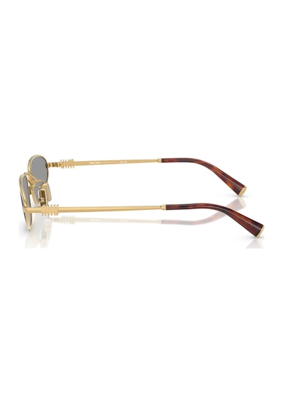 Miu Miu A52s 5ak40o 52 Kadın Geometrik Gold Metal Güneş Gözlüğü Altın