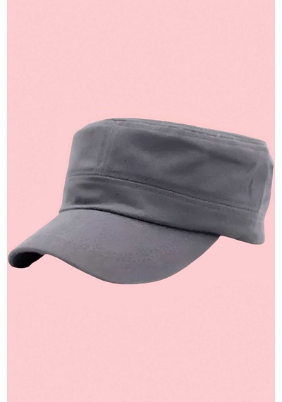 Tezzgelsin Unisex Pamuklu Castro Şapka Gri