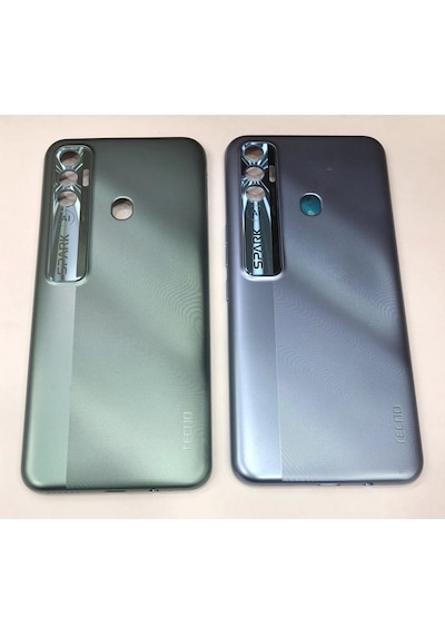 Tecno Spark 7 Pro Kf8 Kasa Arka Kapak Pil Kapağı - Mavi