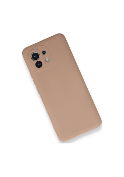 Xiaomi Mi 11 Uyumlu Kılıf Nano İçi Kadife Silikon - Pudra