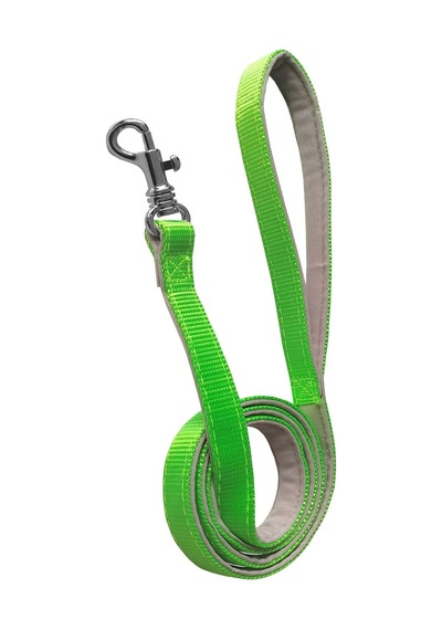 Markapet Gezdirme Kayışlı Dokuma Köpek Göğüs Tasma Seti 32 x 47-110 CM Neon Yeşil