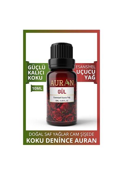 Auran Gül Esansiyel Uçucu Yağı 10 ML