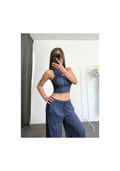 Unika Boutique Olala Takım - Siyah Lacivert