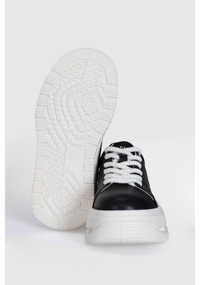 Lufian Agatha Kadın Sneaker Ayakkabı Siyah Siyah 121230007100100 Siyah
