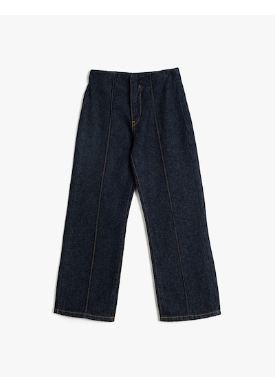 Koton Kot Pantolon Düz Paça Cepli Pamuklu- Straight Jean Koyu İndigo 5wkg40069ad Koyu İndigo Koton Kot Pantolon Düz Paça Cepli Pamuklu- Straight Jean Koyu İndigo 5wkg40069ad Koyu İndigo