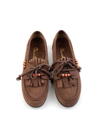 Bambi Kahve Kadın Loafer Ayakkabı K01566004872 Kahve