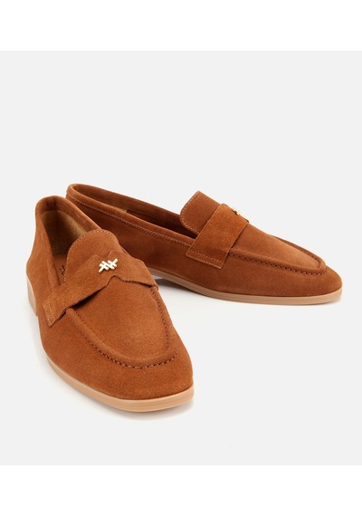 Hotiç Kadın Süet Deri Taba Yumuşak Dokulu Klasik Loafer 01ayh312410a430 Taba