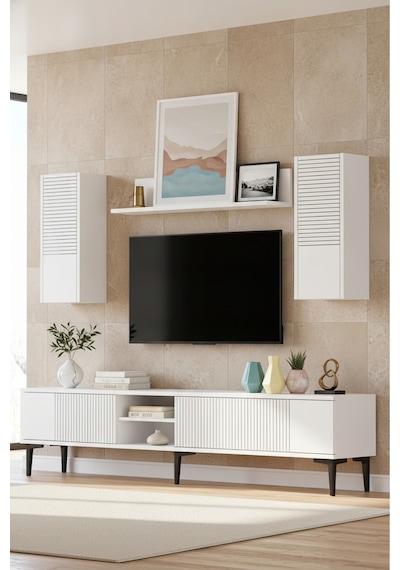 Tvr1819b Corsa Tv Ünitesi Takımı Beyaz 180cm