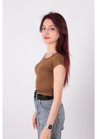 Busem S0015601 Kadın Bluz Koyu Hardal