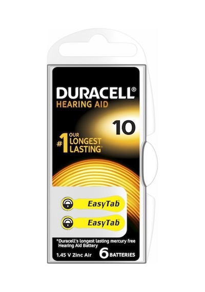 Duracell Activair PR70 10 Numara İşitme Cihazı Pili 6'lı