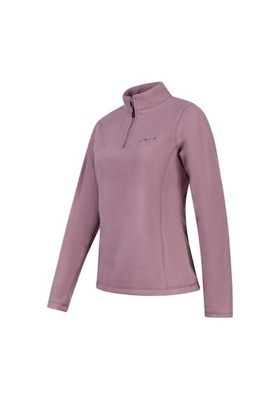 2as Camila Kadın Yarım Fermuarlı İnce Polar Sweatshirt Lila Lila