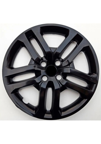 16'' Inç Renault Clio 4 Jant Kapağı 4 Adet Çelik Jant Görünümlü Parlak Siyah Amblem
