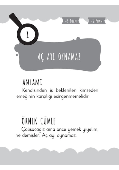 Oyunlarla Atasözü Kartları - 50 Kart- Damla Yayınevi