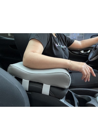 Renault Kangoo Express Uyumlu Kol Dayama, Kolçak Yükseltici Minder Deri İnce Gri
