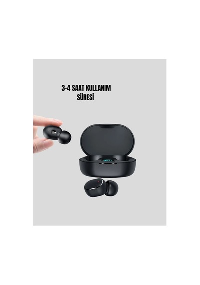 Mey İthalat Kablosuz Kulak İçi Bluetooth Kulaklık Stereo Dokunmatik Kontrollü Kulaklık
