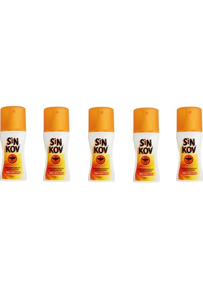 Sinkov Sivrisinek Kovucu Sprey Losyon 5 x 100 ML