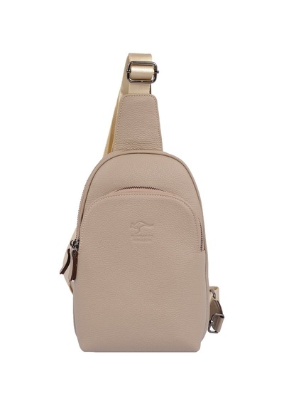 Kadın Çanta Vizon Hakiki Deri Body Bag Kangaroo Kıngdom 8155-V