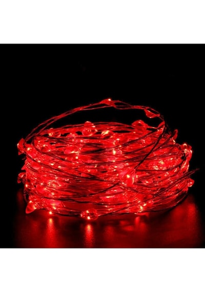 5 Metre Peri Led Işık Kırmızı Yüksek Kaliteli 3 Fonksiyonlu