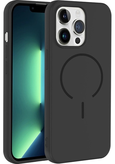 Apple Uyumlu iPhone 13 Pro Kılıf M-safe Şarj Özellikli Zore Meta Kapak