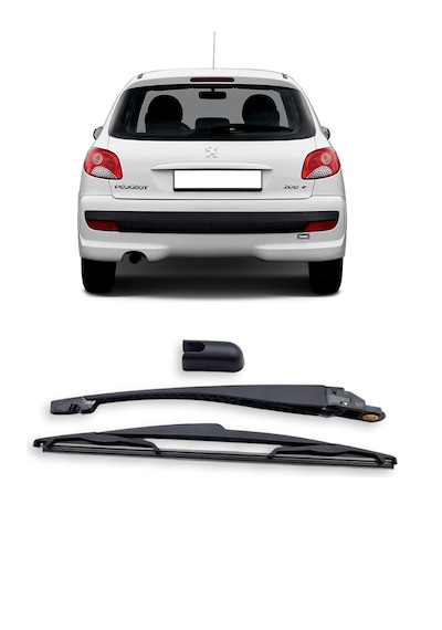 Peugeot 206+ Plus T3e Hb 2009-2013 Uyumlu Arka Cam Silecek Kolu Ve Süpürgesi Kapak Takım 6429r2 Silecek Takımı Peugeot 206+ Plus T3e Hb 2009-2013 Uyumlu Arka Cam Silecek Kolu Ve Süpürgesi Kapak Takım 6429r2 Silecek Takımı