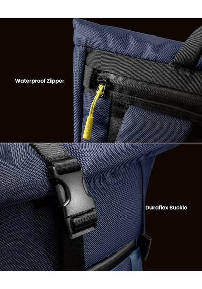 Tomtoc Flap Laptop Sırt Çantası, 17-23 Litre Düşünceli Tasarım, 1 Diğer