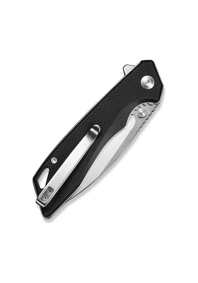 Sencut Stratex Black G10 Handle Satin Finished 9cr18mov Blade Kamp Çakı Siyah