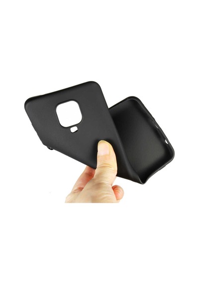 Noktaks - Xiaomi Uyumlu Xiaomi Redmi Note 9s - Kılıf Mat Renkli Esnek Premier Silikon Kapak - Gold