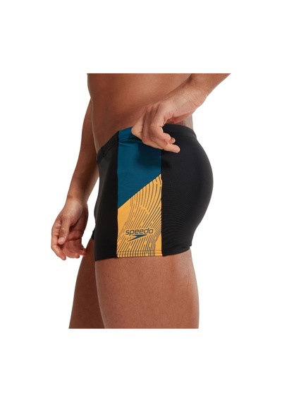 Speedo Dive Splice Aquashort Erkek Yüzücü Mayosu Siyah
