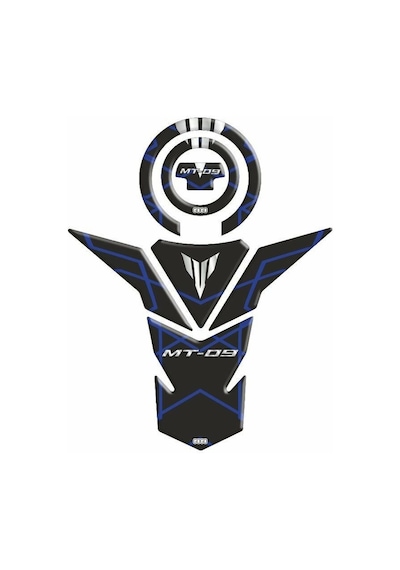 Yamaha Mt09 2013 - 2018 Uyumlu Tank Pad Set 006 Çok Renkli