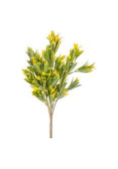 Yapay Bitki Demeti Sarı-yeşil 40 Cm. Çok Renkli