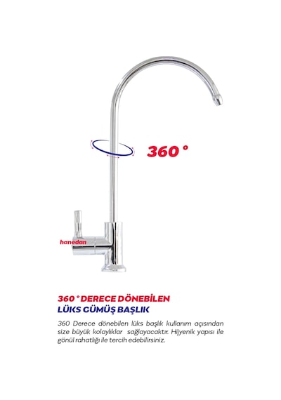 Hanedan Su Arıtma Cihazı Musluğu Lüks, Ankastre Musluk 456398215