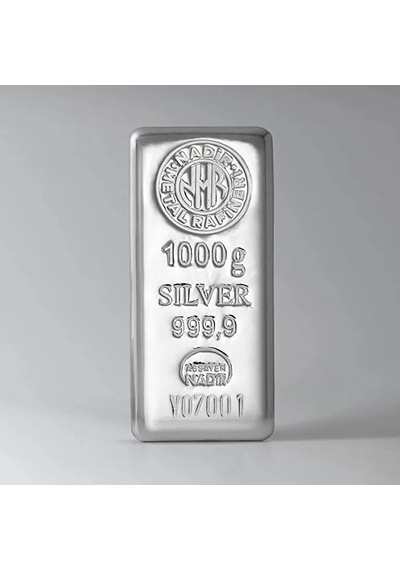 1000 Gram Gümüş Külçe 999.9